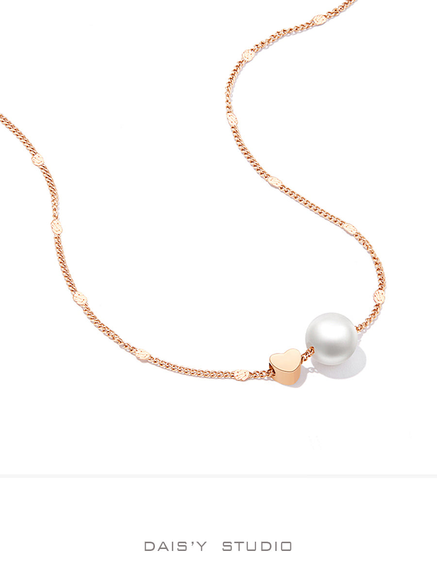 Artificial Pearl Necklace Women Light Luxury